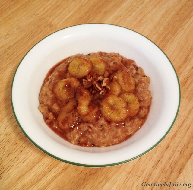 Honey Banana Oatmeal 1