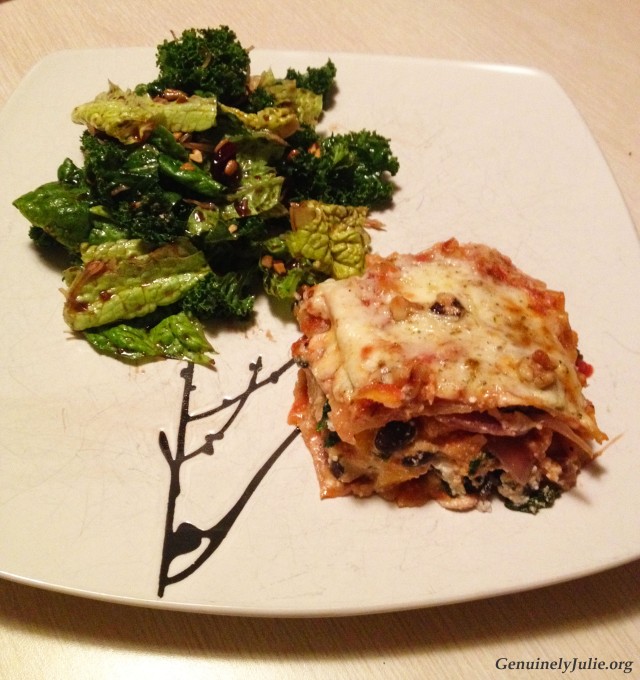 BN squash kale onion veg lasagna 2